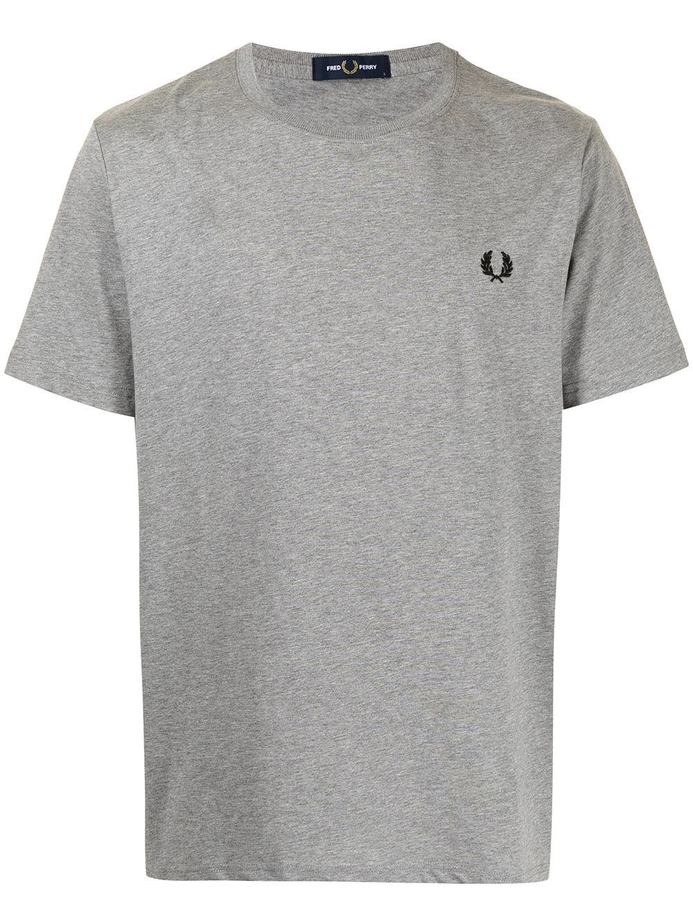 Fred Perry T-Shirt mit Logo-Stickerei - Grau von Fred Perry