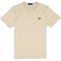 Fred Perry Herren T-Shirt beige Baumwolle von Fred Perry