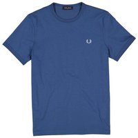 Fred Perry Herren T-Shirt blau Baumwolle von Fred Perry