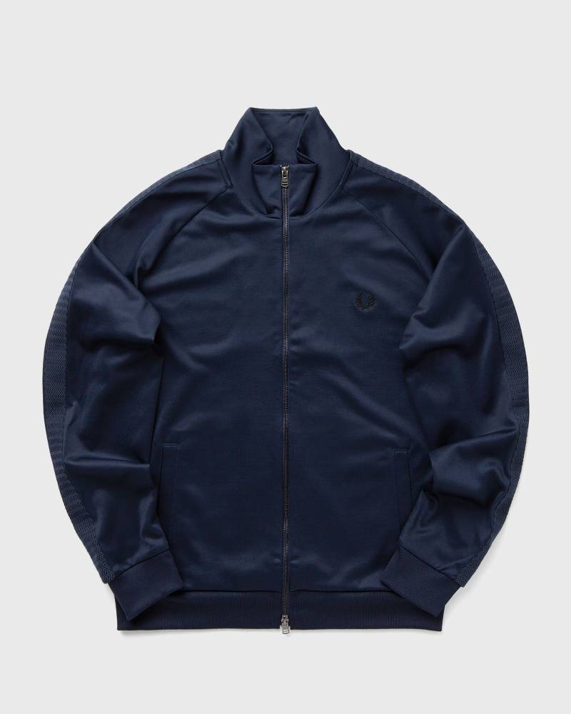 Fred Perry TAPE DETAIL TRACK JACKET men Track Jackets blue in Größe:S von Fred Perry