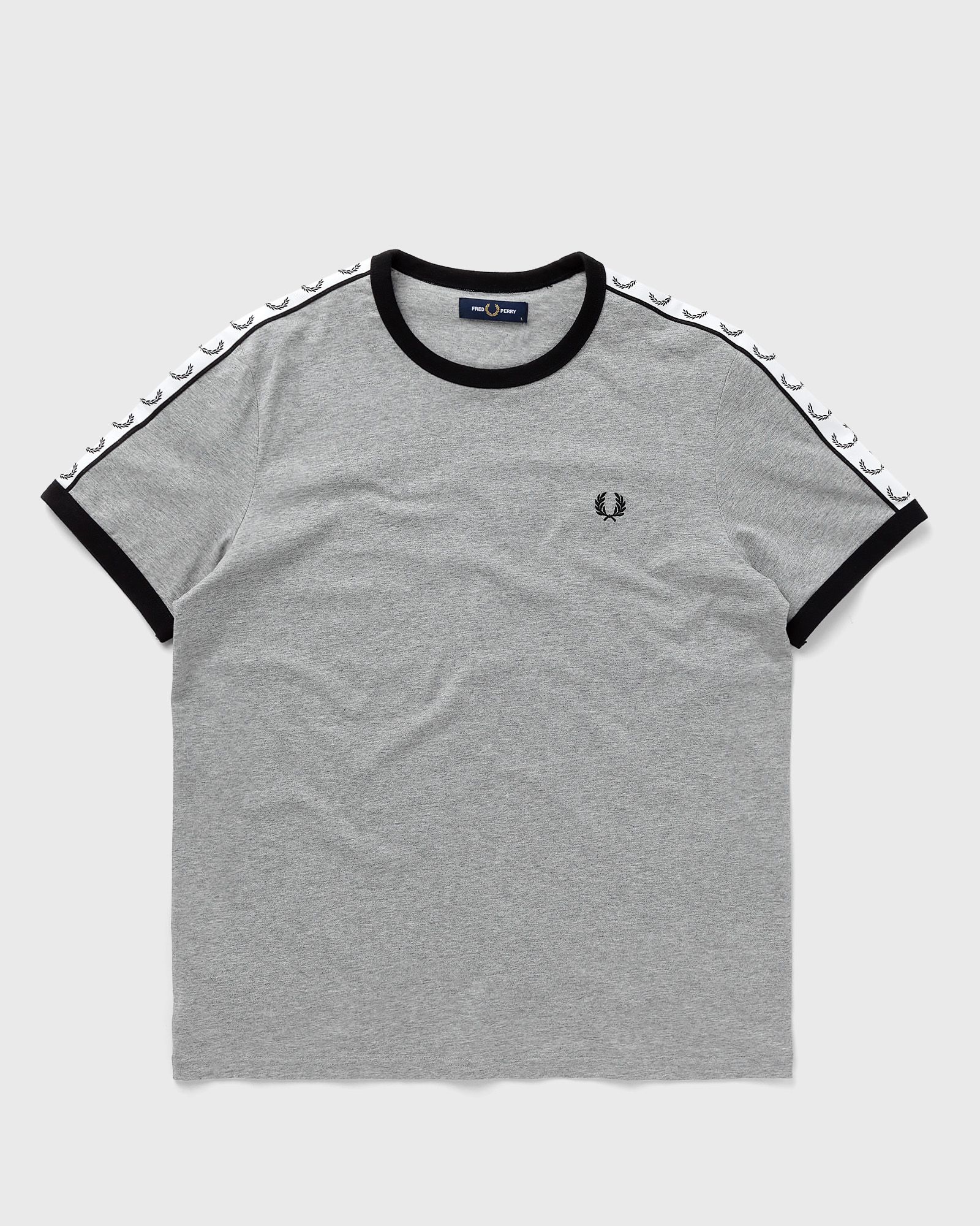 Fred Perry TAPED RINGER T-SHIRT men Shortsleeves grey in Größe:S von Fred Perry