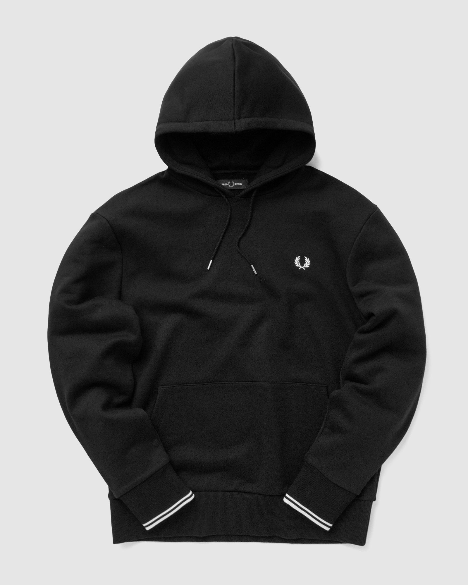 Fred Perry TIPPED HOODED SWEATSHIRT men Hoodies black in Größe:XL von Fred Perry