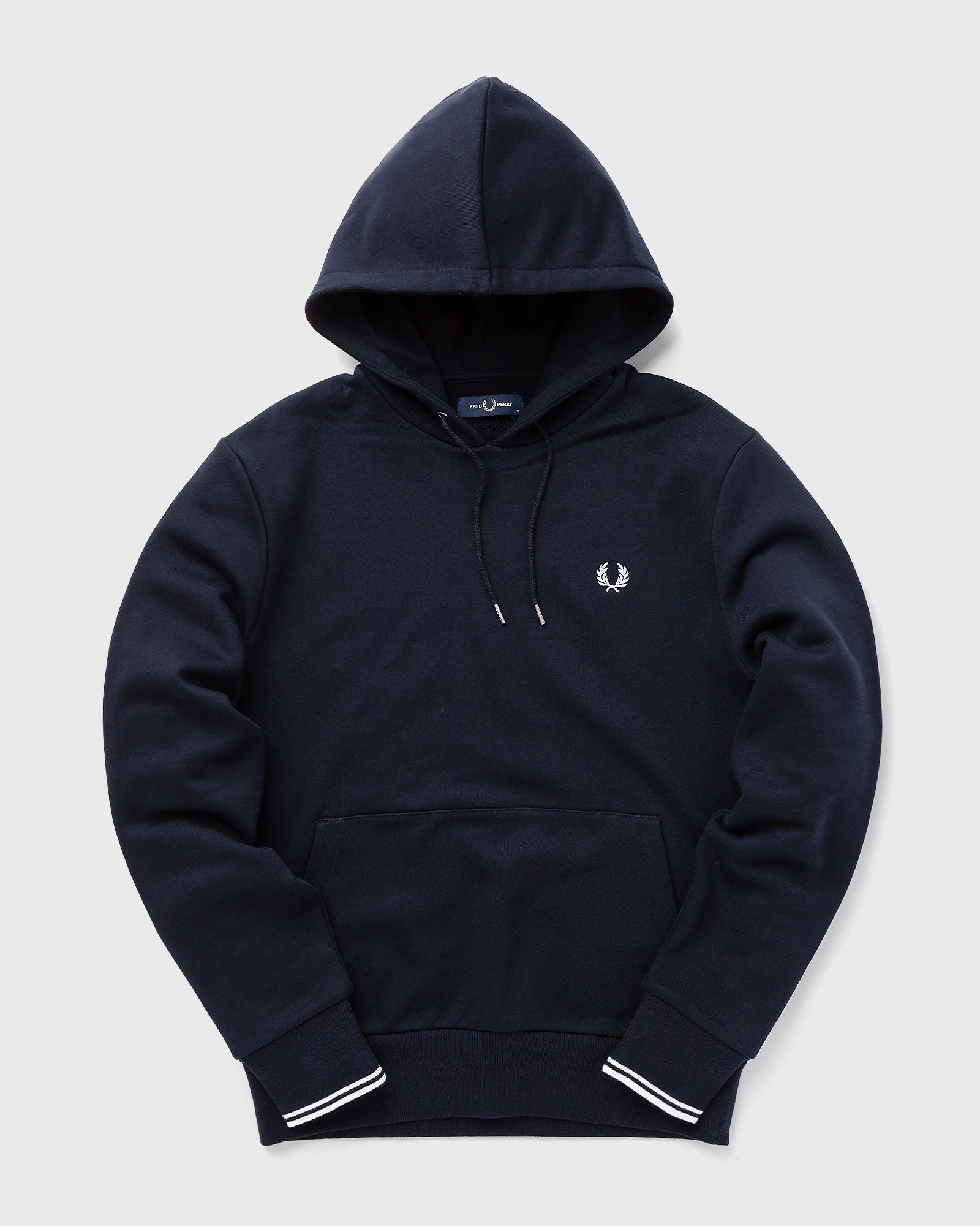 Fred Perry TIPPED HOODED SWEATSHIRT men Hoodies blue in Größe:M von Fred Perry