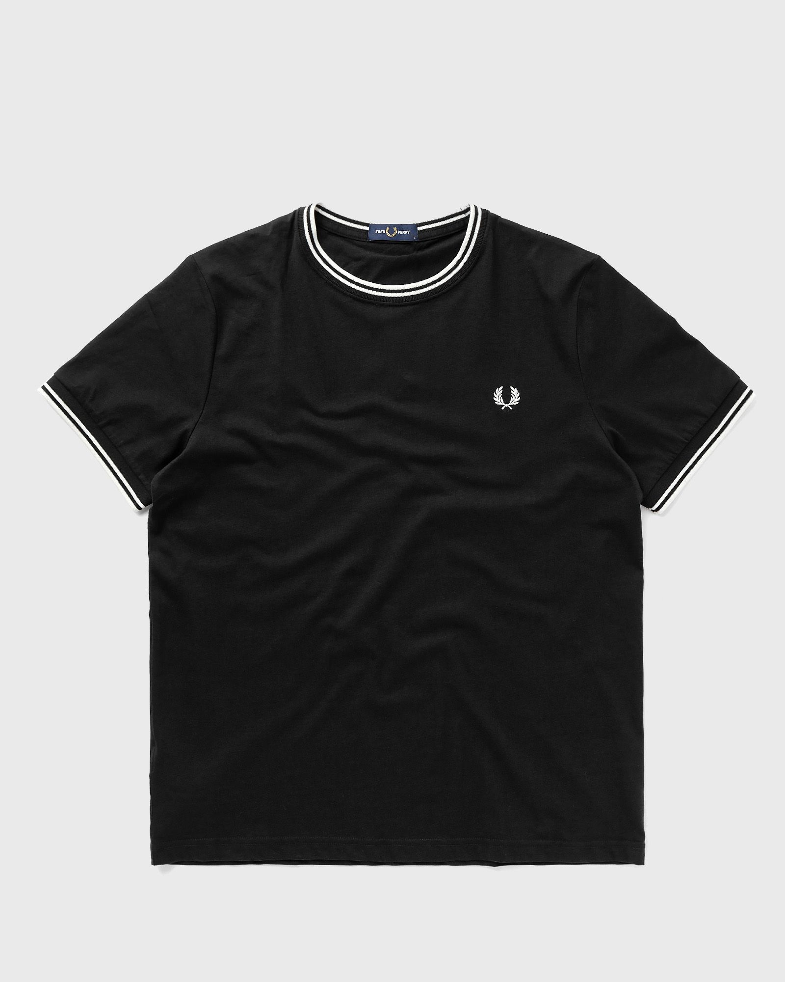 Fred Perry TWIN TIPPED T-SHIRT men Shortsleeves black in Größe:XL von Fred Perry