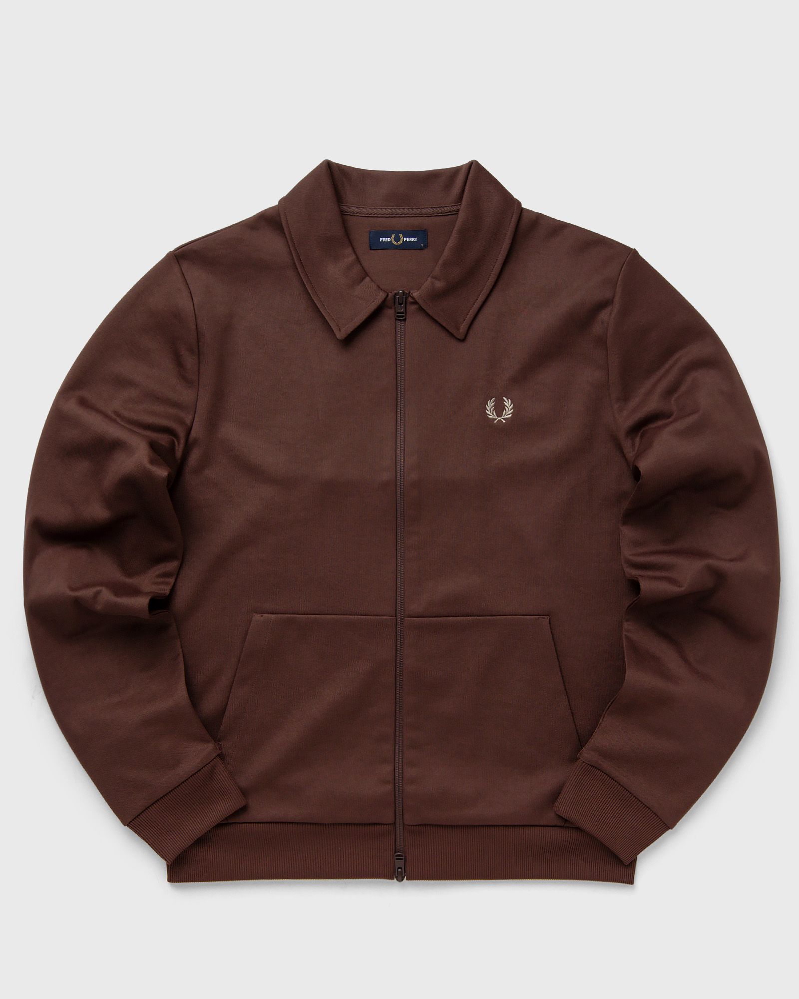 Fred Perry Tape Detail Collared Track Jkt men Track Jackets brown in Größe:L von Fred Perry