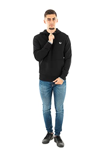 Fred Perry Tipped Hooded Sweatshirt, Sweatshirt - XXL von Fred Perry