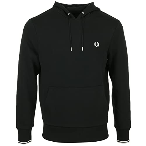 Fred Perry Tipped Hooded Sweatshirt, Sweatshirt - M von Fred Perry