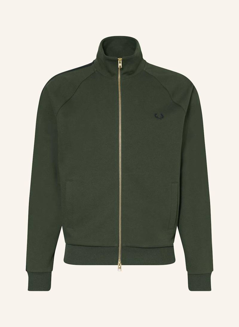 Fred Perry Trainingsjacke Mit Galonstreifen gruen von Fred Perry