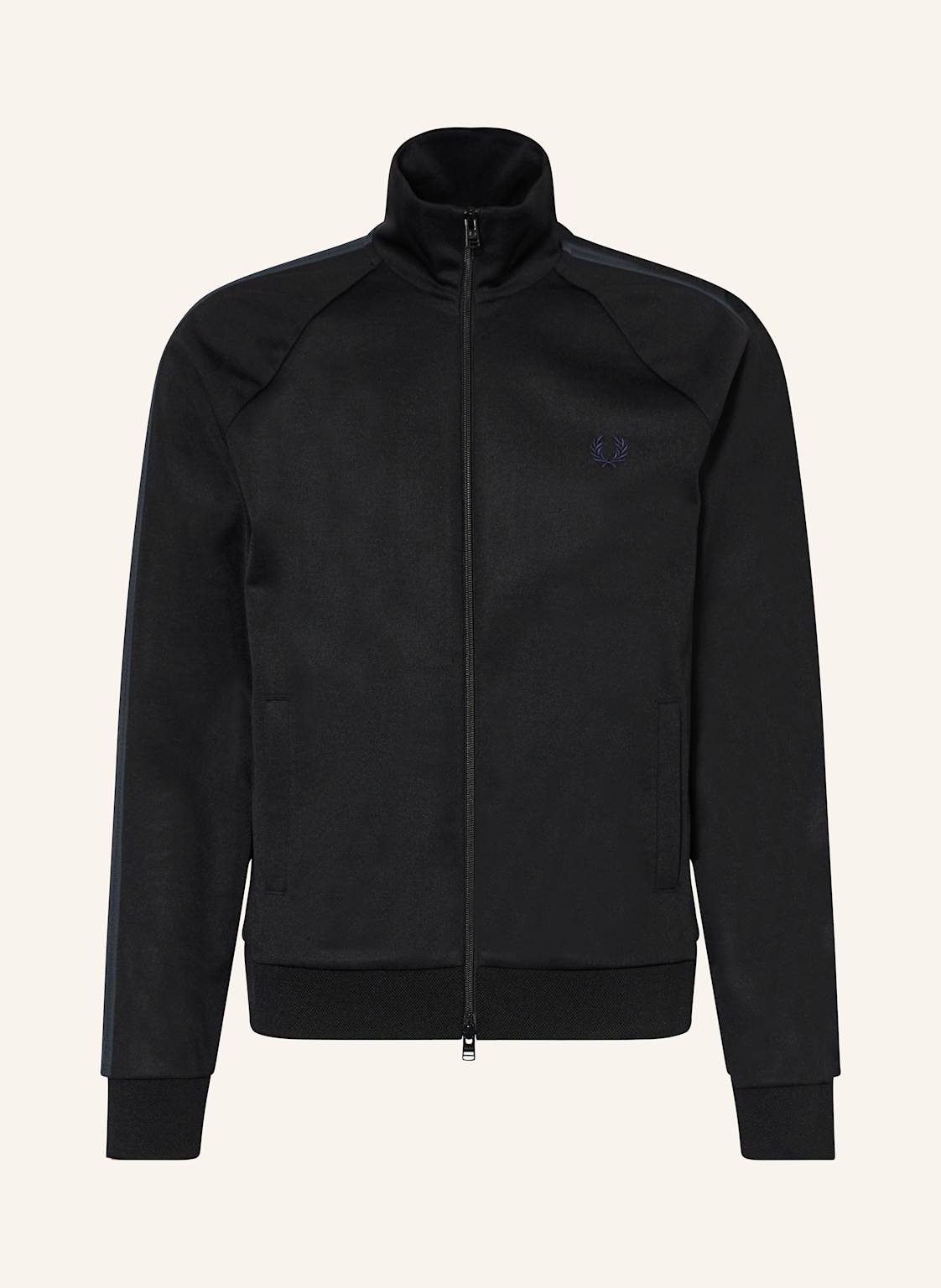 Fred Perry Trainingsjacke Mit Galonstreifen schwarz von Fred Perry