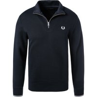 Fred Perry Herren Troyer blau Baumwolle unifarben von Fred Perry