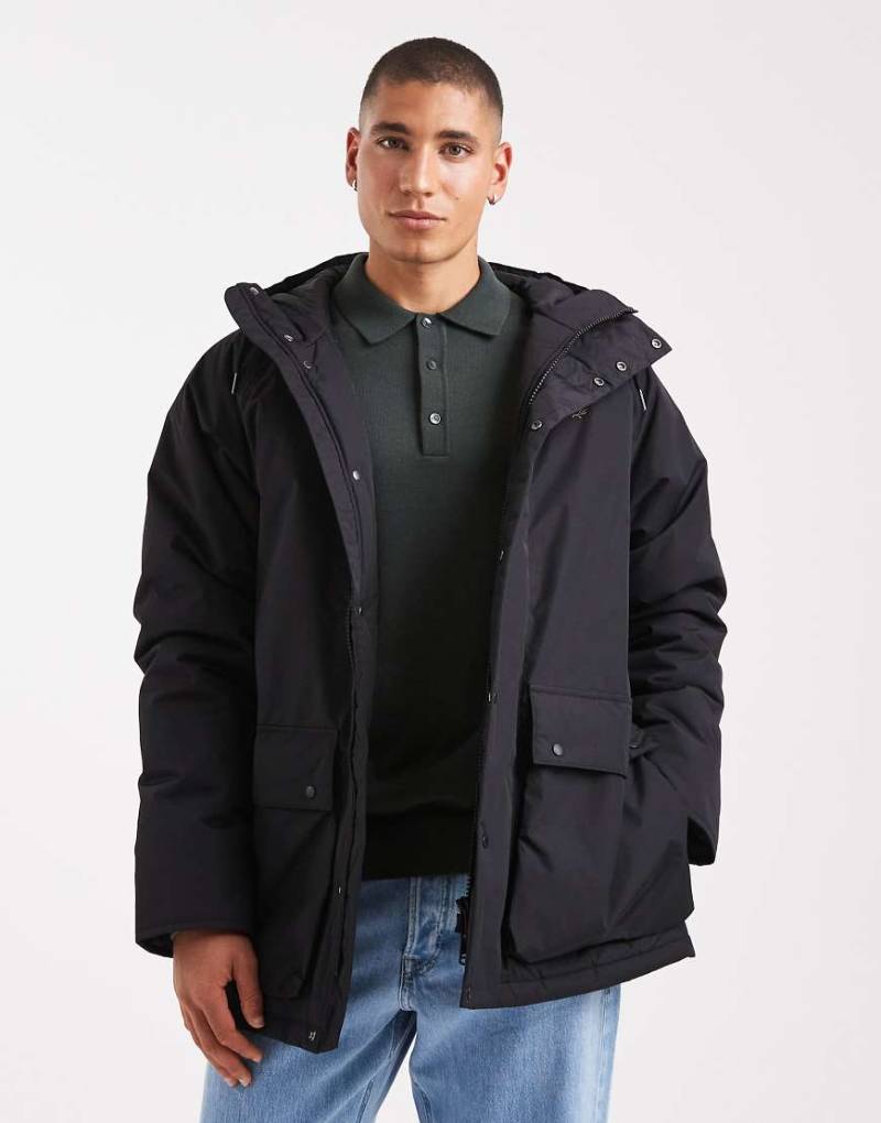 Fred Perry - Wattierter Parka in Schwarz von Fred Perry