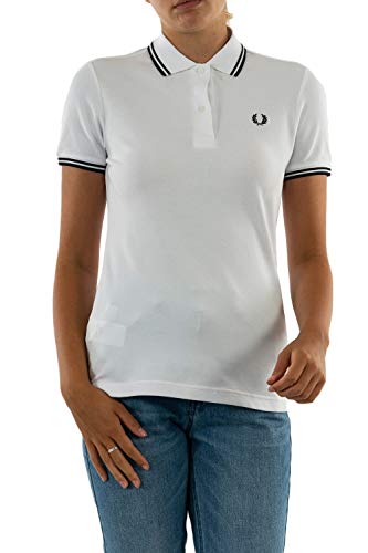 Fred Perry - Weißes Poloshirt für Damen 5100 200 - M, Weiß von Fred Perry