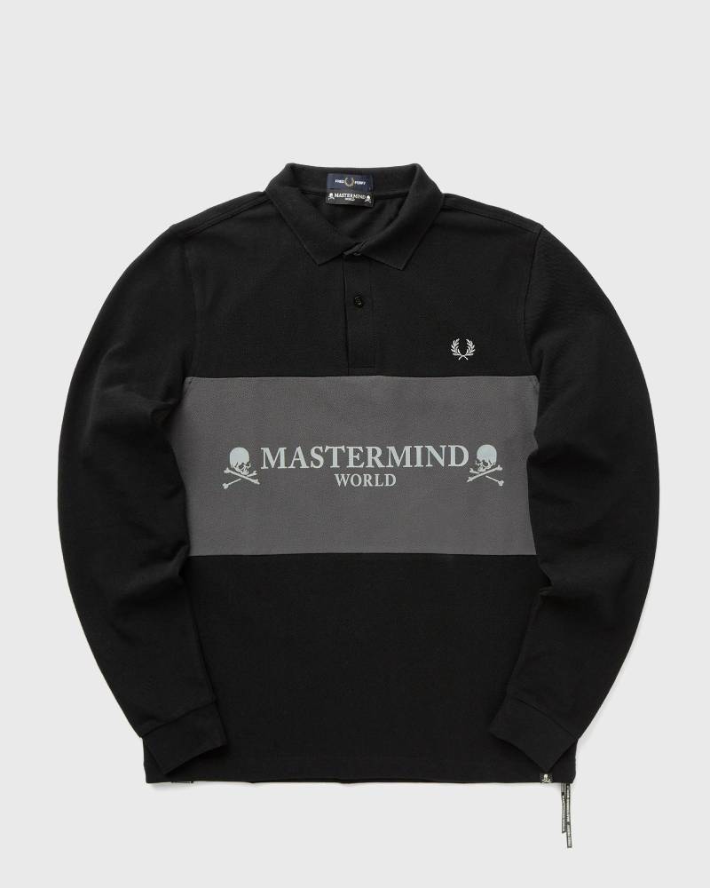 Fred Perry X MASTERMIND CUT AND SAW POLO men Polos black in Größe:L von Fred Perry