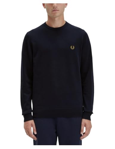 MAGLIONE GIROCOLLO UOMO FRED PERRY NAVY von Fred Perry