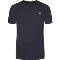 Fred Perry Unifarbenes T-Shirt mit Logo-Stickerei von Fred Perry