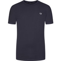 Fred Perry Unifarbenes T-Shirt mit Logo-Stickerei in XL von Fred Perry