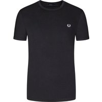 Fred Perry Unifarbenes T-Shirt mit Logo-Stickerei in L von Fred Perry