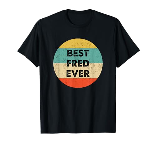Fred Vorname T-Shirt - Klassisch, Schwarz, Unisex, Kurzarm, S (EU), Personalisiertes Fred-Namen-T-Shirt für Freunde und Familie von Fred, Kinder bis Erwachsene von Fred Vorname T-Shirts & Geschenke