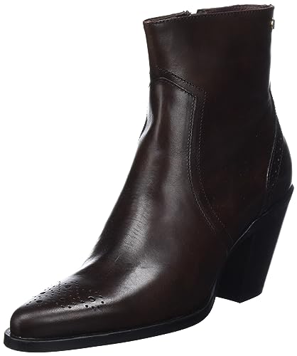 Fred de la Bretoniere Damen Blaire with Brogue Print Ankle Boot, Dark Brown, 36 EU Fred de la Bretoniere Damen Blaire with Brogue Print Ankle Boot, Dark Brown, 36 EU von Fred de la Bretoniere