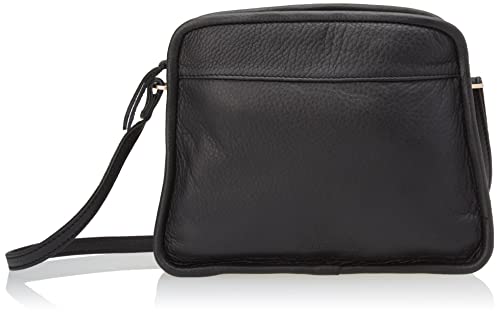 Fred de la Bretoniere Damen FRB0413 Crossbody soft grain l, Schwarz, Einheitsgröße EU von Fred de la Bretoniere