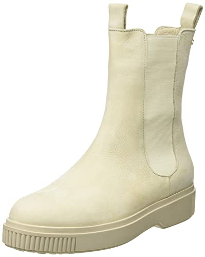 Fred de la Bretoniere Damen FRS1080 Chelsea Ankle Boot Nubuck Leather, beige, 37 EU von Fred de la Bretoniere