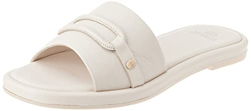 Fred de la Bretoniere Damen FRS1426 Slipper Soft Nappa Leather Flat Sandal, Ice White, 38 EU von Fred de la Bretoniere