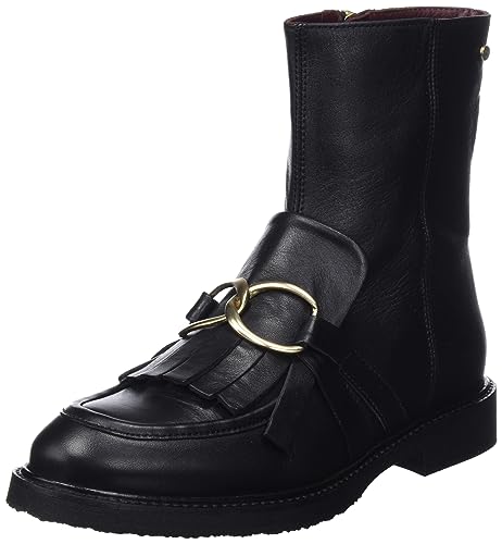 Fred de la Bretoniere Damen Paris with Decorative Detail Ankle Boot, Black, 36 EU von Fred de la Bretoniere