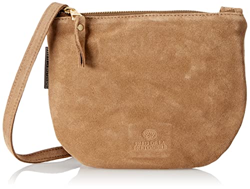 Fred de la Bretoniere Women's FRB0355 Crossbody Suede Bag, Brown von Fred de la Bretoniere