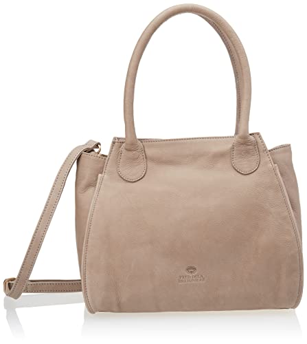 Fred de la Bretoniere Women's FRB0414 Handbag Soft Grain lea, Taupe von Fred de la Bretoniere