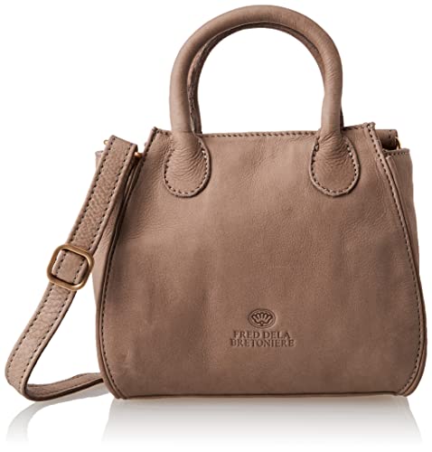 Fred de la Bretoniere Women's FRB0416 Handbag Soft Grain lea, Taupe von Fred de la Bretoniere