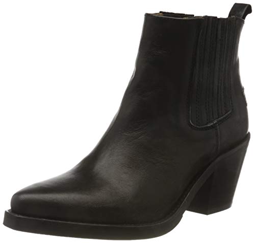 Shabbies Amsterdam Damen IRIS Chelsea Boots, Schwarz (Black 0028) von Fred de la Bretoniere