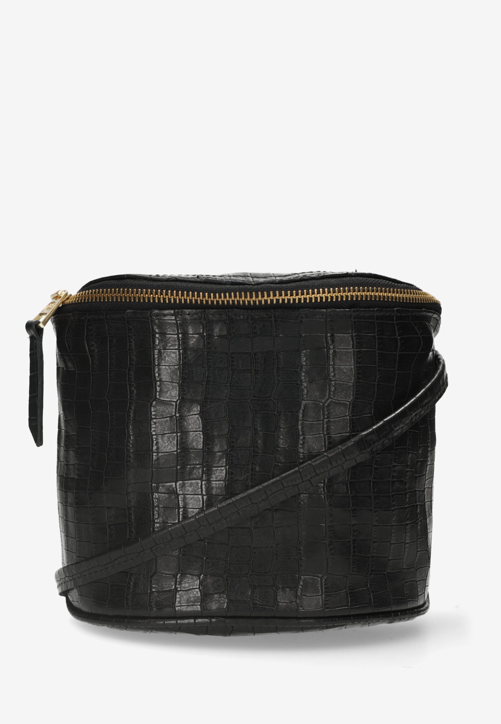 Crossbody Tasche Marianneke Croco Schwarz von Fred de la bretoniere