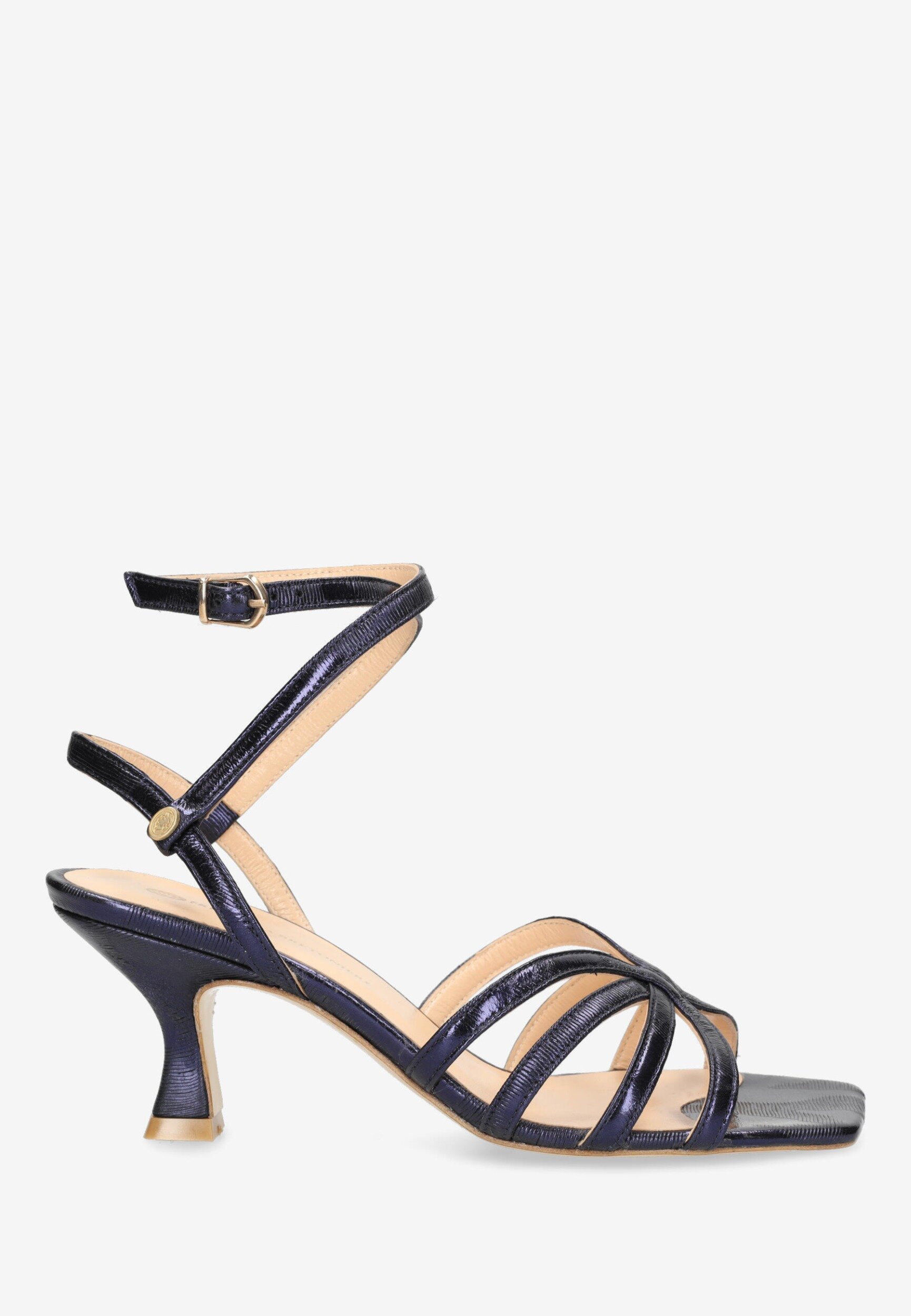 Heeled Sandal Iza Cary Night Blue von Fred de la bretoniere