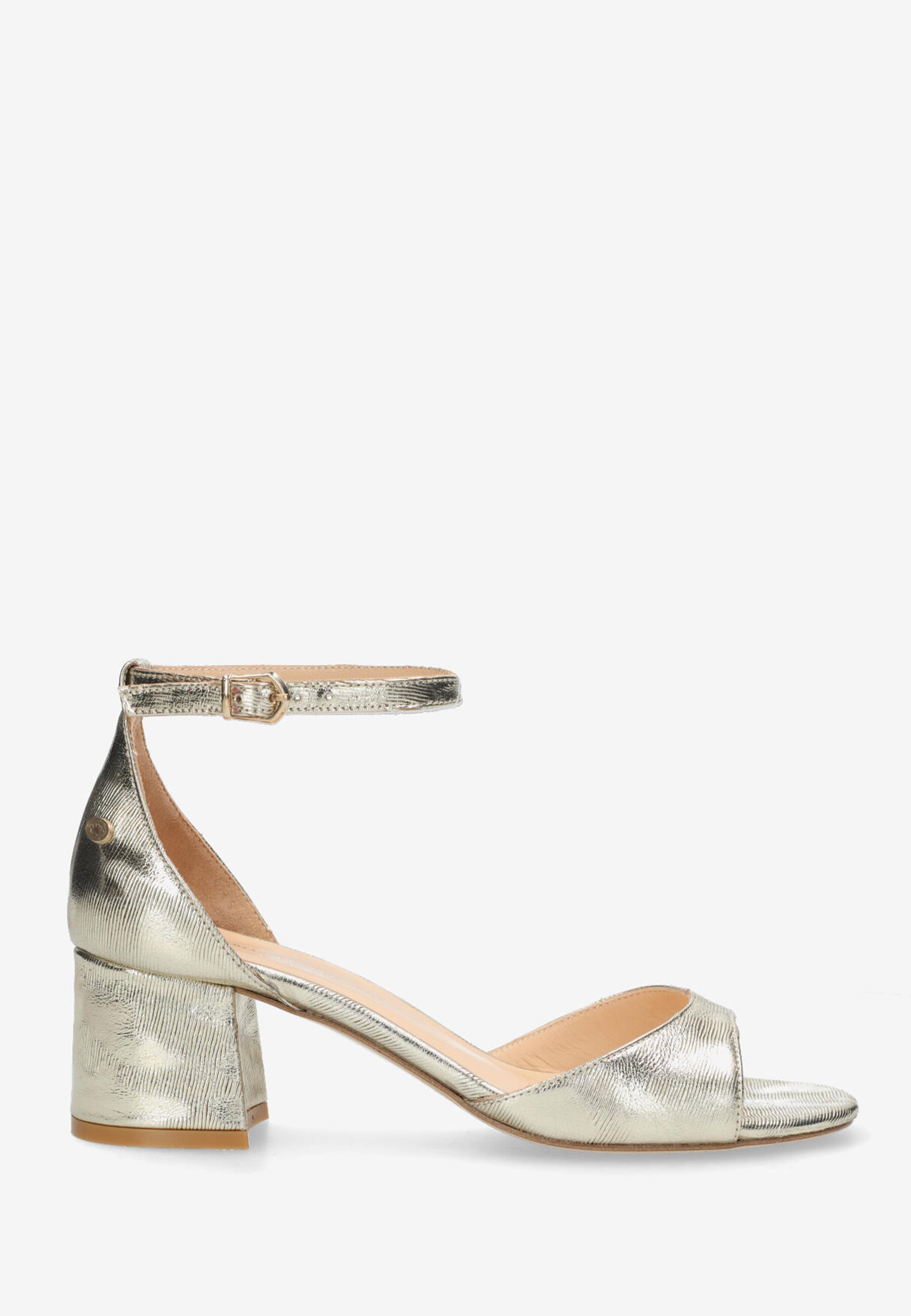 Heeled Sandal Lara Light Gold von Fred de la bretoniere