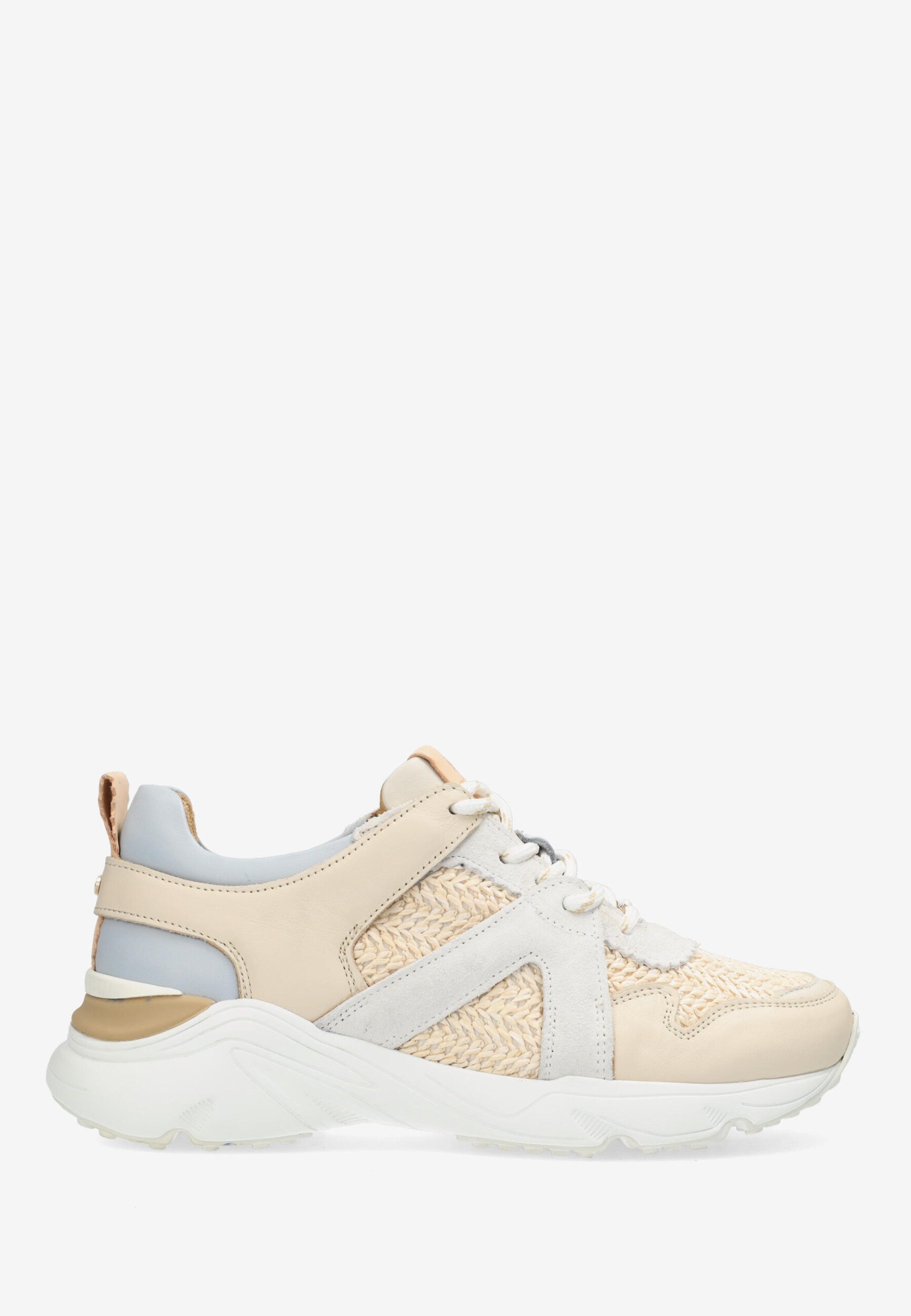 Sneaker Bowi One Off White/Blue von Fred de la bretoniere