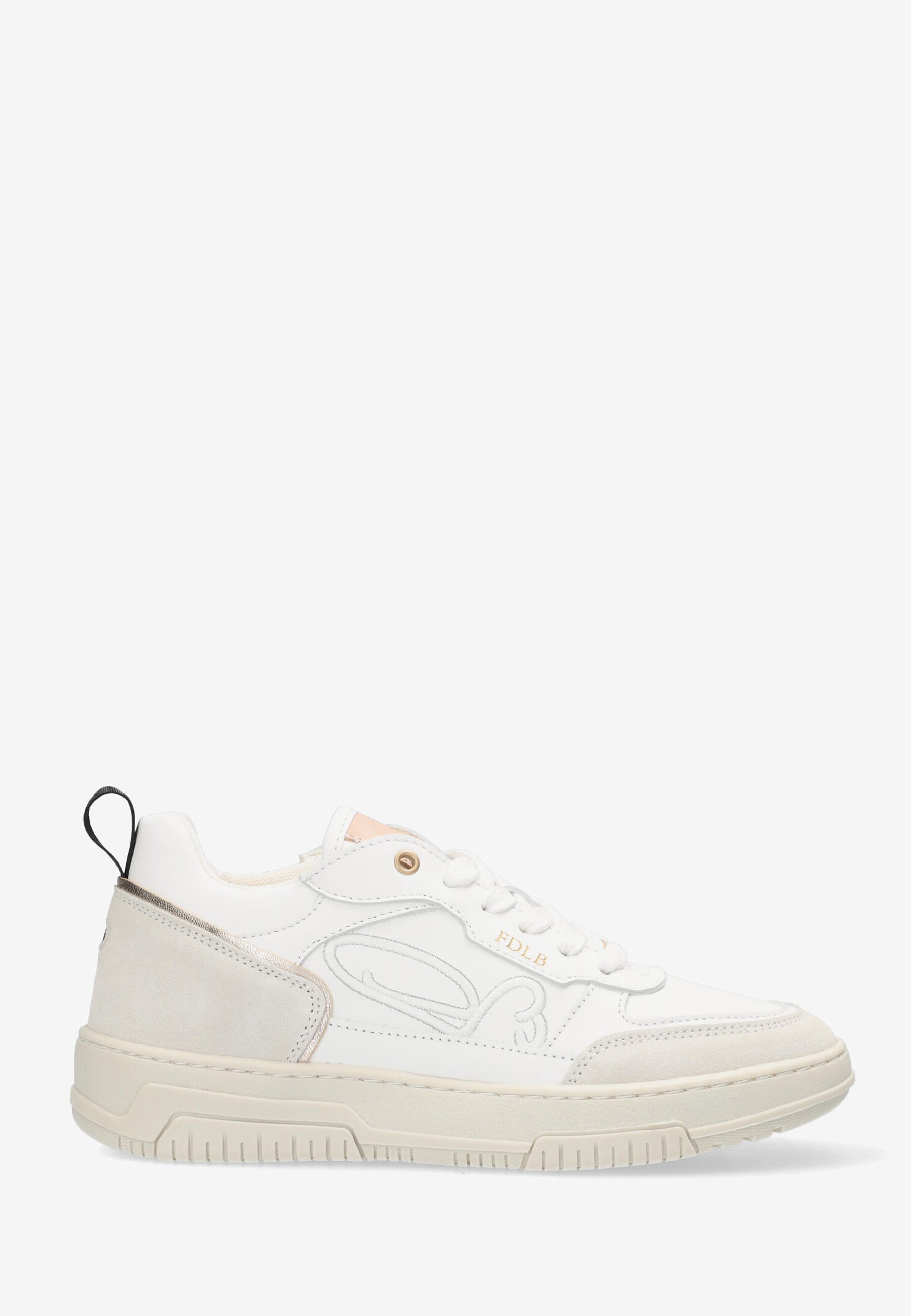 Sneaker Yara Leo White/Gold von Fred de la bretoniere