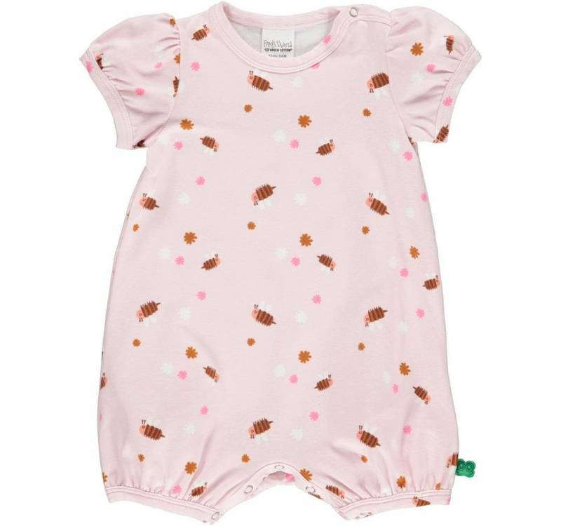 Fred's World by GREEN COTTON Body Baby-Spielerbody mit Druckknöpfen im Schritt, mit niedichem Allover-Druck von Fred's World by GREEN COTTON