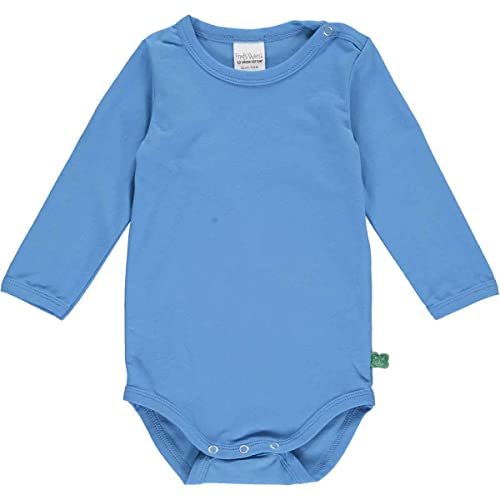 Fred's World by Green Cotton Baby Boys Alfa l/s Body Base Layer, Happy Blue, 80 von Fred's World by Green Cotton