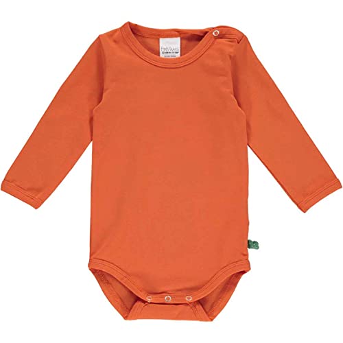 Fred's World by Green Cotton Baby Boys Alfa l/s Body Base Layer, Mandarin, 74 von Fred's World by Green Cotton