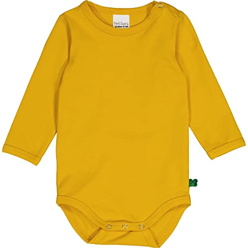 Fred's World by Green Cotton Baby Boys Alfa l/s Body Base Layer, Sonic Yellow, 98 von Fred's World by Green Cotton