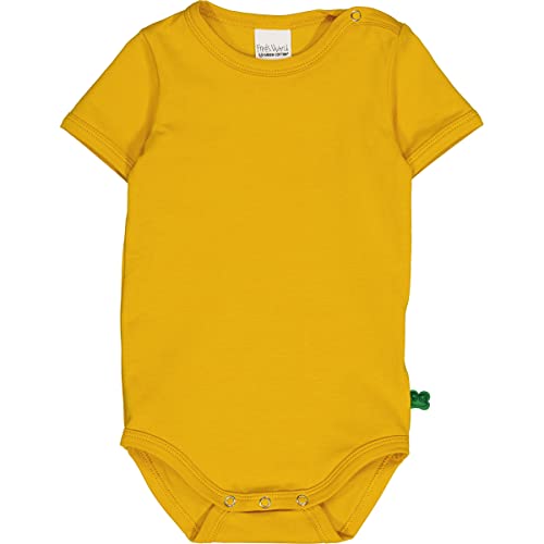 Fred's World by Green Cotton Baby Boys Alfa s/s Body Base Layer, Sonic Yellow, 92 von Fred's World by Green Cotton