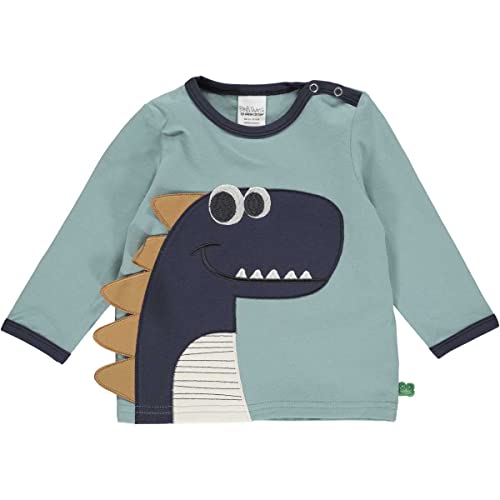 Fred's World by Green Cotton Baby Boys Hello Dino l/s T-Shirts and Tops, Mineral, 74 von Fred's World by Green Cotton