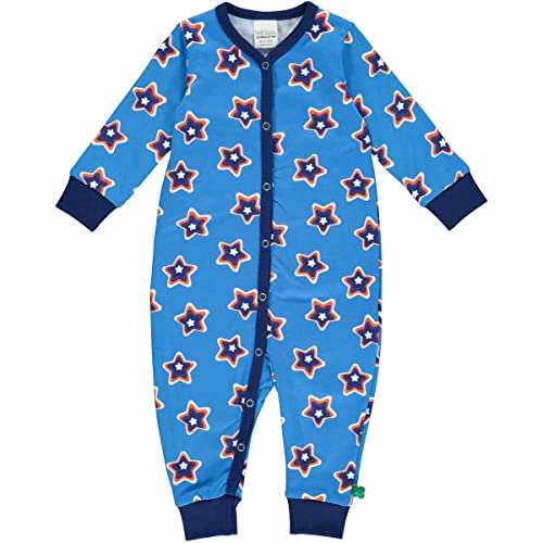 Fred's World by Green Cotton Baby Boys Star Bodysuit and Toddler Sleepers, Happy Blue/Deep Blue/Energy Blue/Mandarin, 92 von Fred's World by Green Cotton