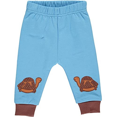 Fred's World by Green Cotton Baby Boys Turtle Sweat Pants Jogger, Bunny Blue, 86 von Fred's World by Green Cotton