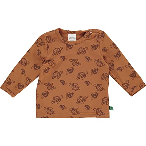 Fred's World by Green Cotton Baby Boys Turtle l/s T-Shirt, Wood, 80 von Fred's World by Green Cotton