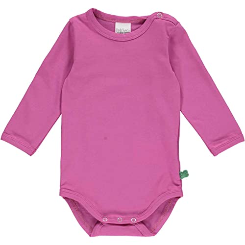 Fred's World by Green Cotton Baby Girls Alfa l/s Body Base Layer, Fuchsia, 74 von Fred's World by Green Cotton