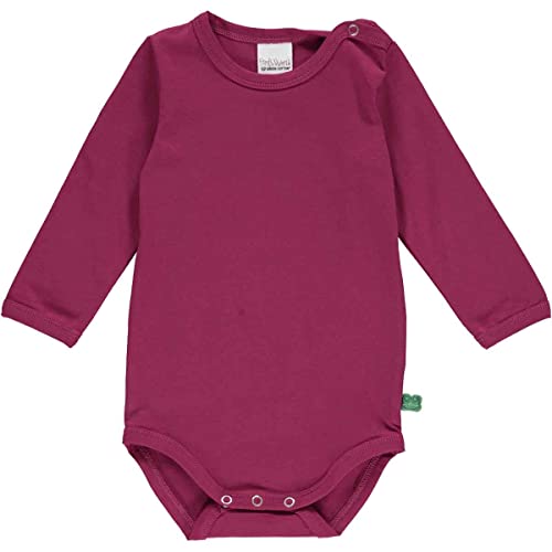 Fred's World by Green Cotton Baby Girls Alfa l/s Body Base Layer, Plum, 56 von Fred's World by Green Cotton