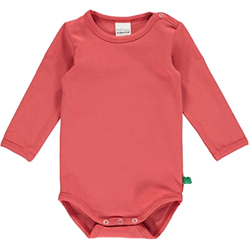 Fred's World by Green Cotton Baby Girls Alfa l/s Body and Toddler Sleepers, Cranberry, 86 von Fred's World by Green Cotton