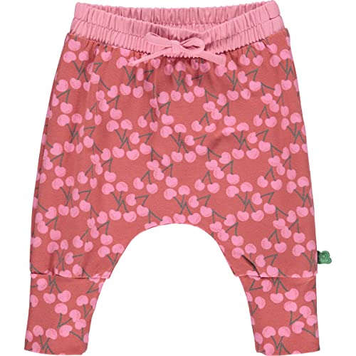 Fred's World by Green Cotton Baby Girls Cherry Volume Pants Jogger, Cranberry, 74 von Fred's World by Green Cotton