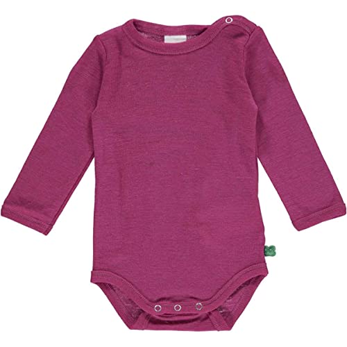 Fred's World by Green Cotton Baby Girls Wool Body Base Layer, Plum, 92 von Fred's World by Green Cotton